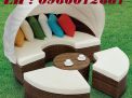 Giường tắm nắng, Giường hồ bơi