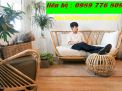 Bàn ghế mây tự nhiên
