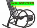Ghế bập bênh mây tự nhiên