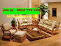 Bàn ghế mây tự nhiên