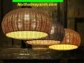 Đèn nơm tre trang trí