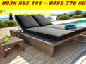 giường hồ bơi mây nhựa
