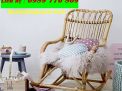 Ghế bập bênh mây tự nhiên