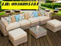 Bàn ghế nhựa giả mây, sofa ngoài trời