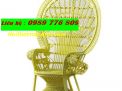 ghế mây thư giãn con công