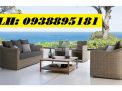 Sofa mây ngoài trời