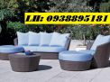 Sofa mây ngoài trời