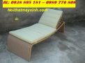 Ghế hồ bơi mây tre đan