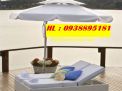 Ghế hồ bơi nhựa giả mây