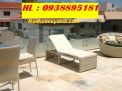 Ghế hồ bơi mây nhựa