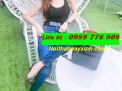 ghế mây thư giãn con công