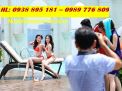 Giường nằm hồ bơi mây nhựa