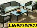 Sofa mây ngoài trời