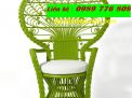 ghế mây thư giãn con công