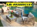 Sofa mây ngoài trời