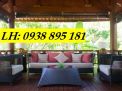 Bàn ghế nhựa giả mây, sofa ngoài trời