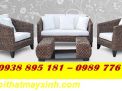 Bàn ghế lục bình tự nhiên